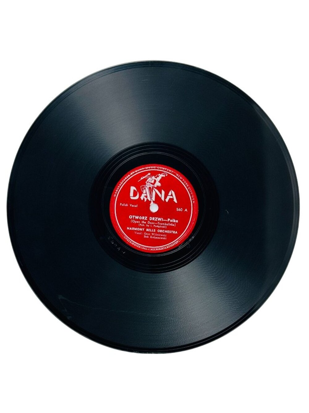Harmony Bells Orchestra Moja Dziewczyna 78 RPM 10in Shellac Dana 560